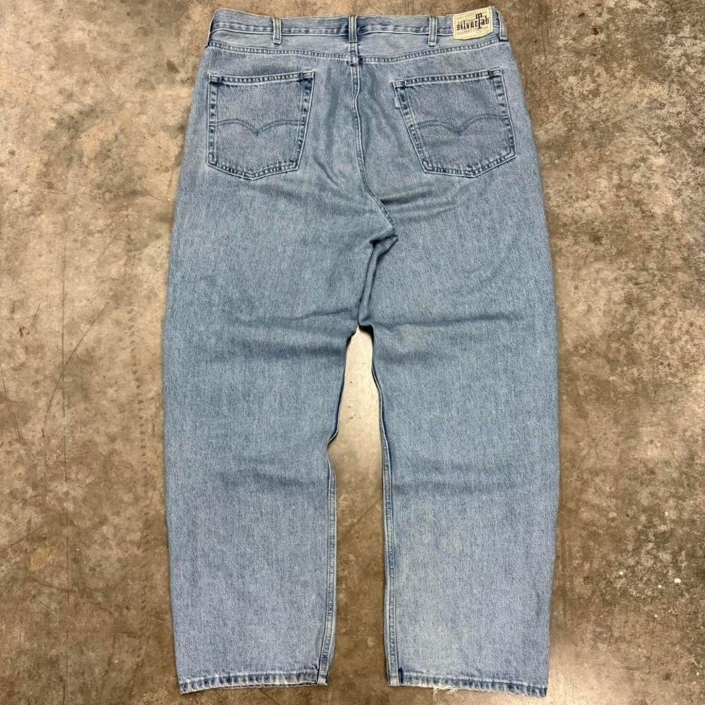 Y2K Levi's SilverTab Light Wash Loose Fit Skater Jeans 40x31